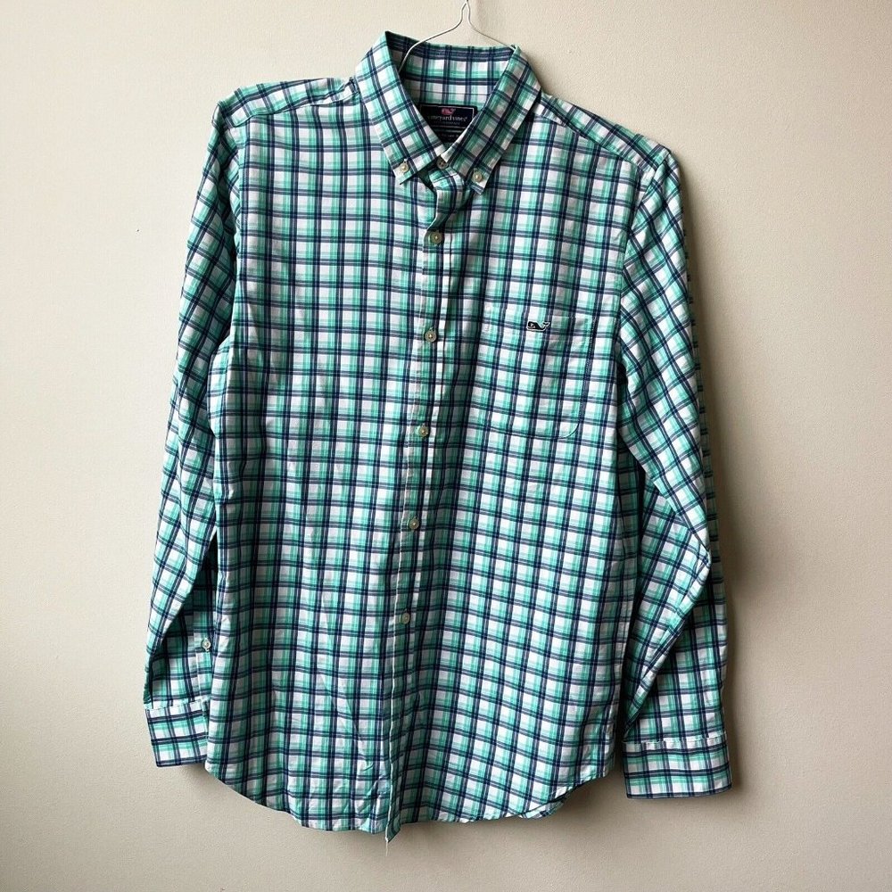 Vineyard Vines LOT of 3 -Pullover Plus 2 Slim Fit Tucker Shirts Mens Size Medium - Picture 11 of 16